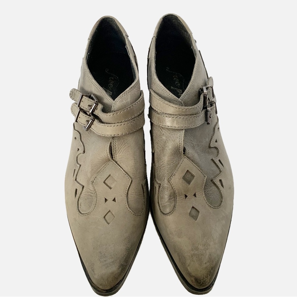 FREE PEOPLE Monument Western Bootie Sz 39